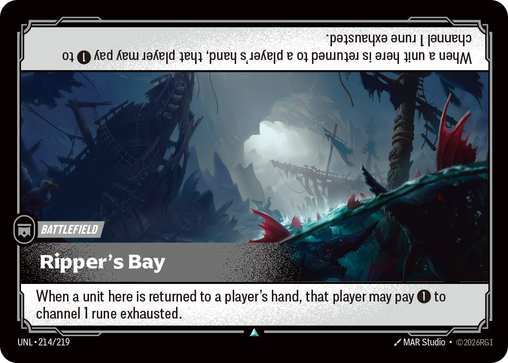 Ripper's Bay UNL-214 - Riftbound Standard Art, English reference artwork