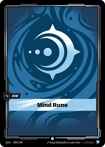 Mind Rune OGN-089 - Riftbound Standard Art, English reference artwork