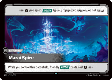 Marai Spire SFD-211 - Riftbound Standard Art, English reference artwork